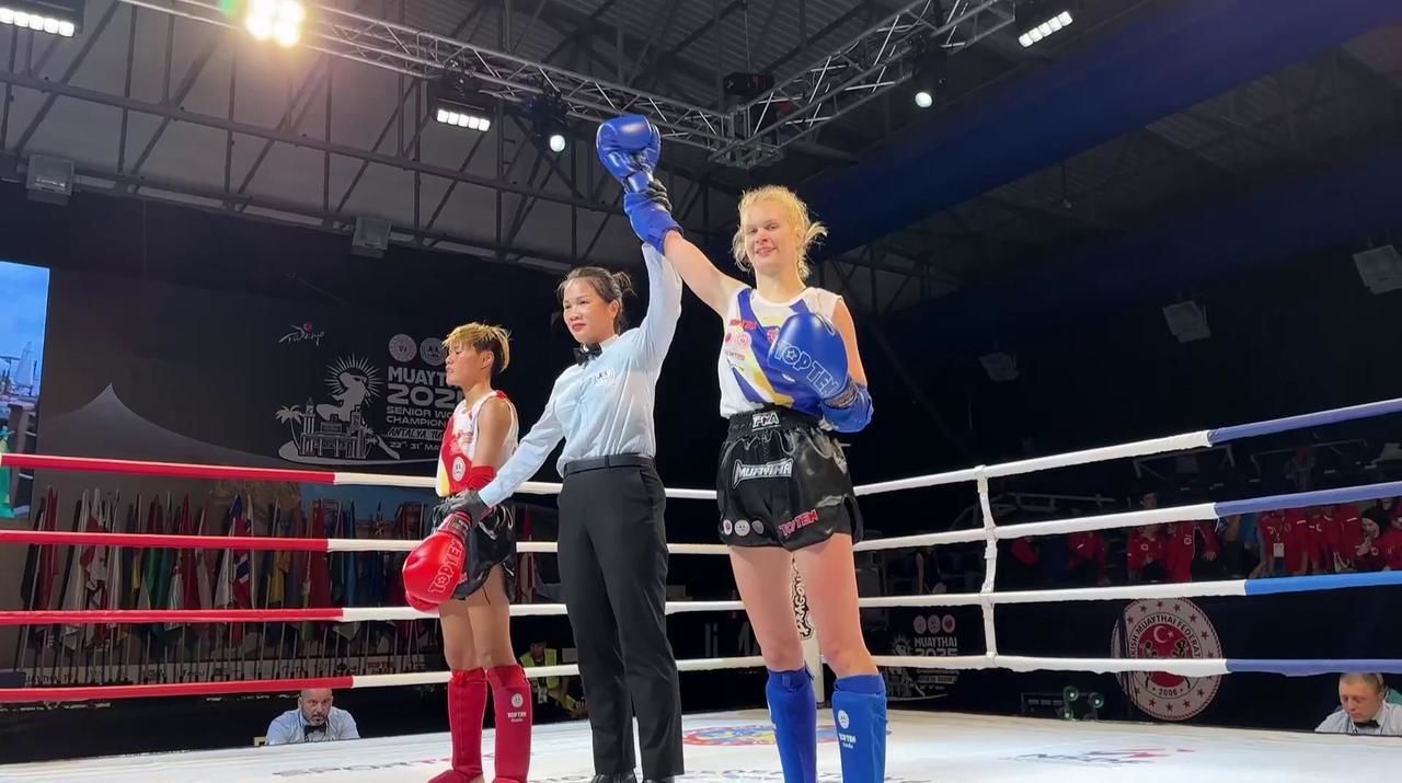 Ольга Наумкина из Гатчины победила на чемпионате мира по муай-тай