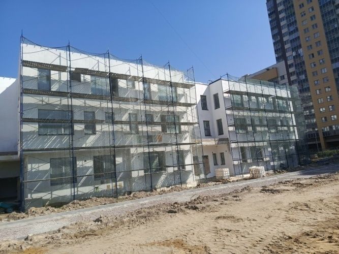 В Московском районе Санкт-Петербурга продолжают строить детский сад на Пулковском шоссе