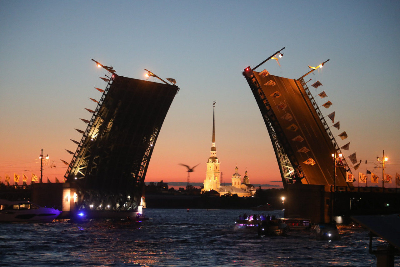Звуковое шоу «Поющие мосты» «Петербургского дневника» посвятят Дню государственного флага