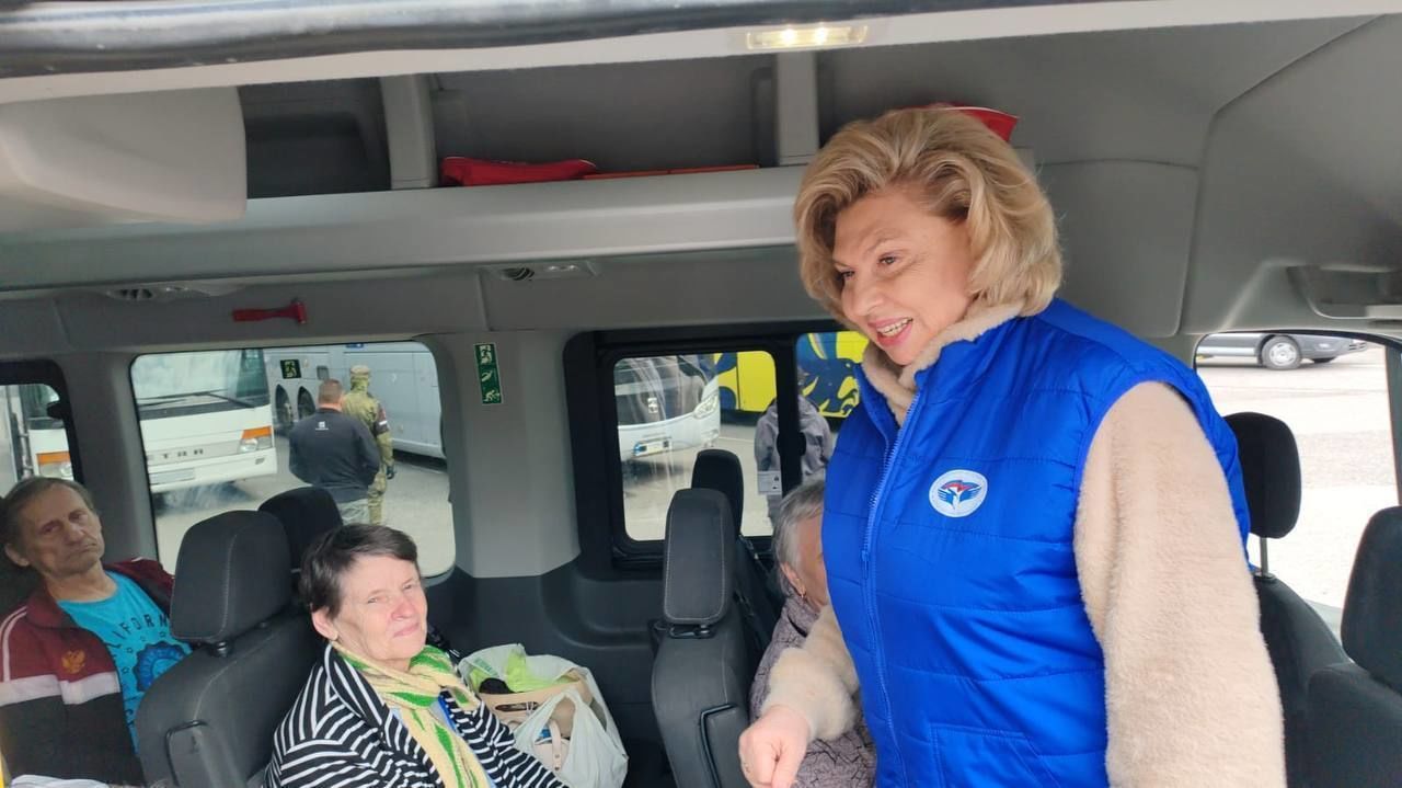 Татьяна Москалькова встретила вызволенных курян в Республике Беларусь