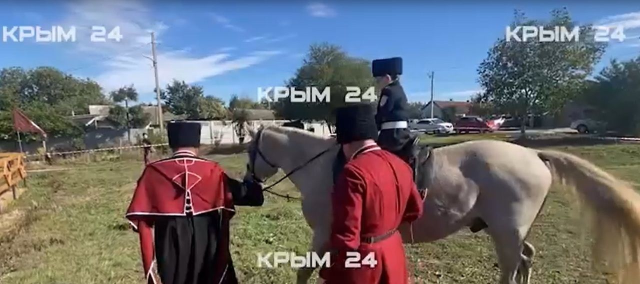 В кадетских классах Крыма ученики приняли присягу