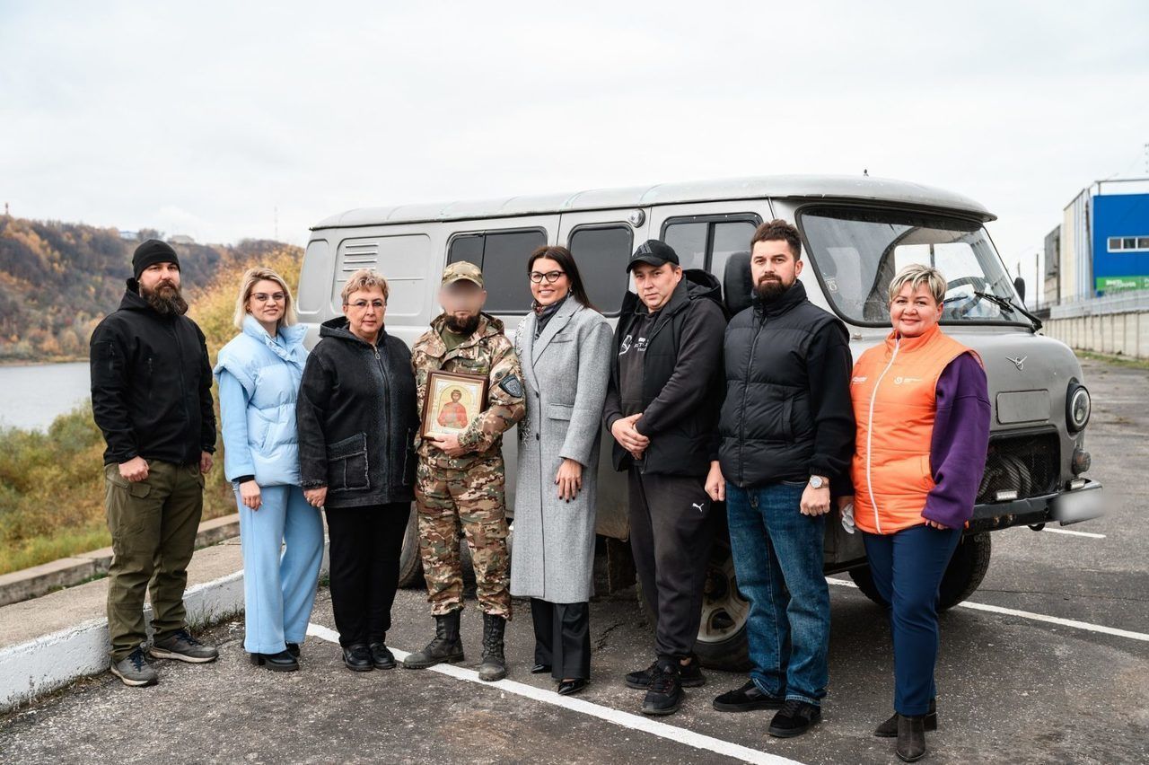 Нижегородские волонтеры отправили отечественный внедорожник землякам-бойцам на СВО