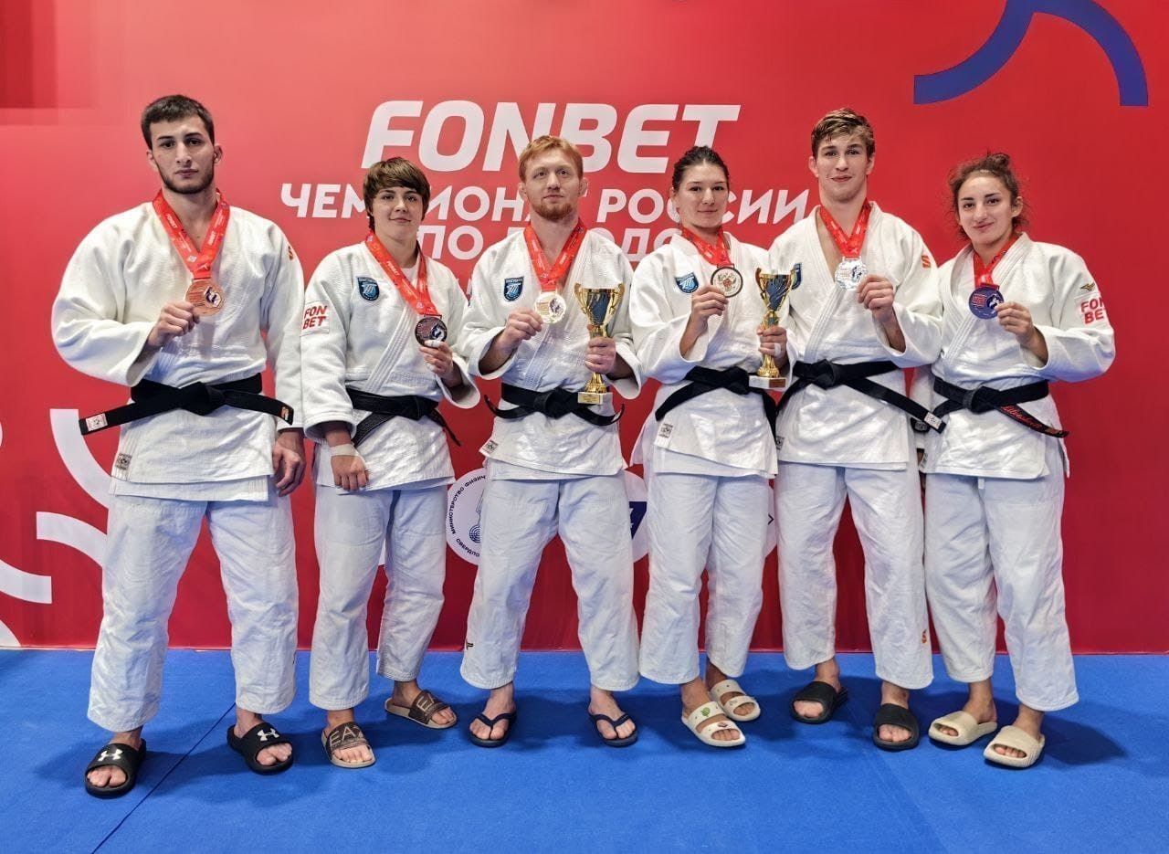 Петербуржцы завоевали семь медалей на чемпионате России по дзюдо