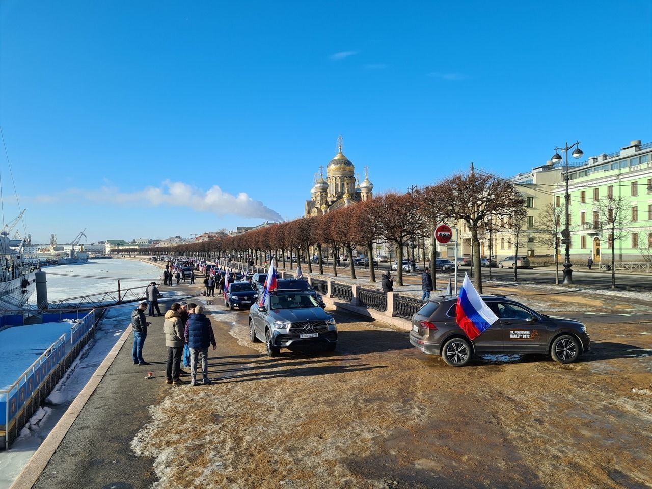 Операции петербург. Автопробег в Петербурге. 2022 Автопробег Питер. Автопробег по СПБ Z. Март в Питере фото.