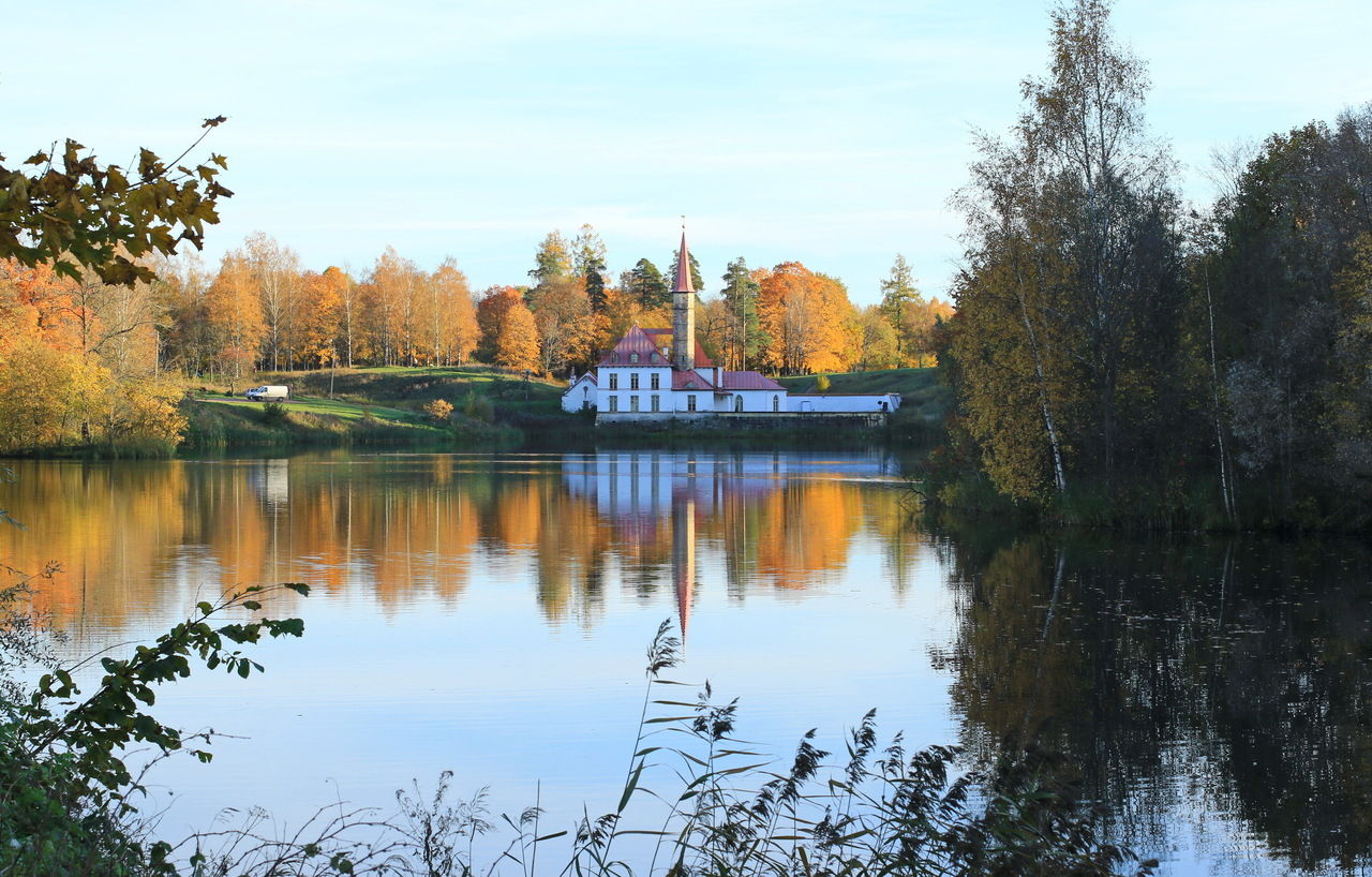 Гатчина парк Филькино озеро Приоратский