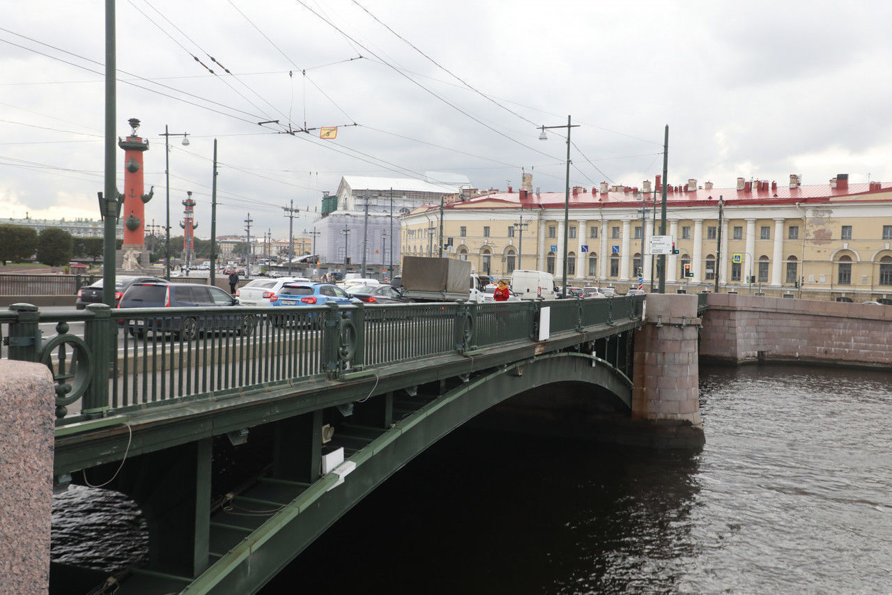 биржевой мост в санкт петербурге