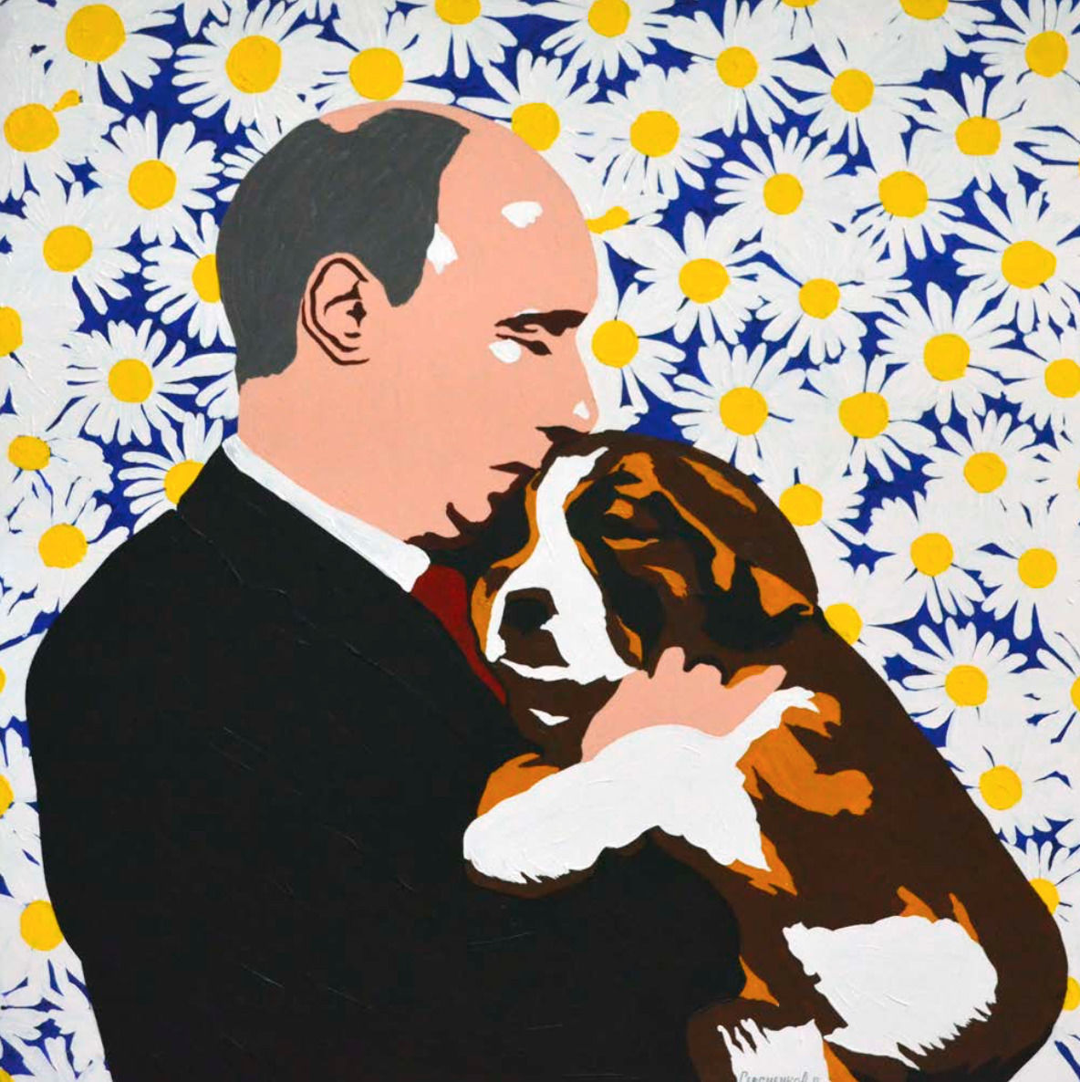 В Петербурге 7 октября состоится презентация арт-объекта «Путин со щенком»