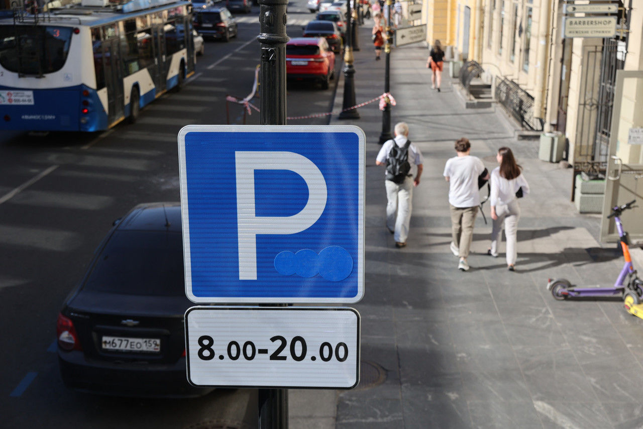 В Петербурге на платных парковках 1 февраля начнут борьбу с закрытыми  номерами на машинах