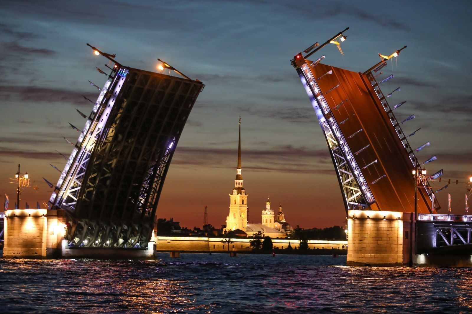 Разведение мостов в санкт петербурге