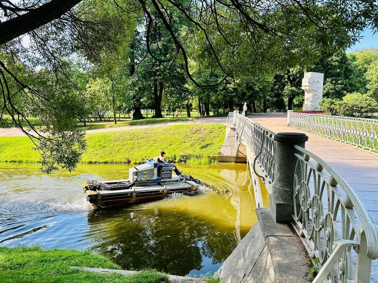 Декоративный водоём в саду. Часть 2