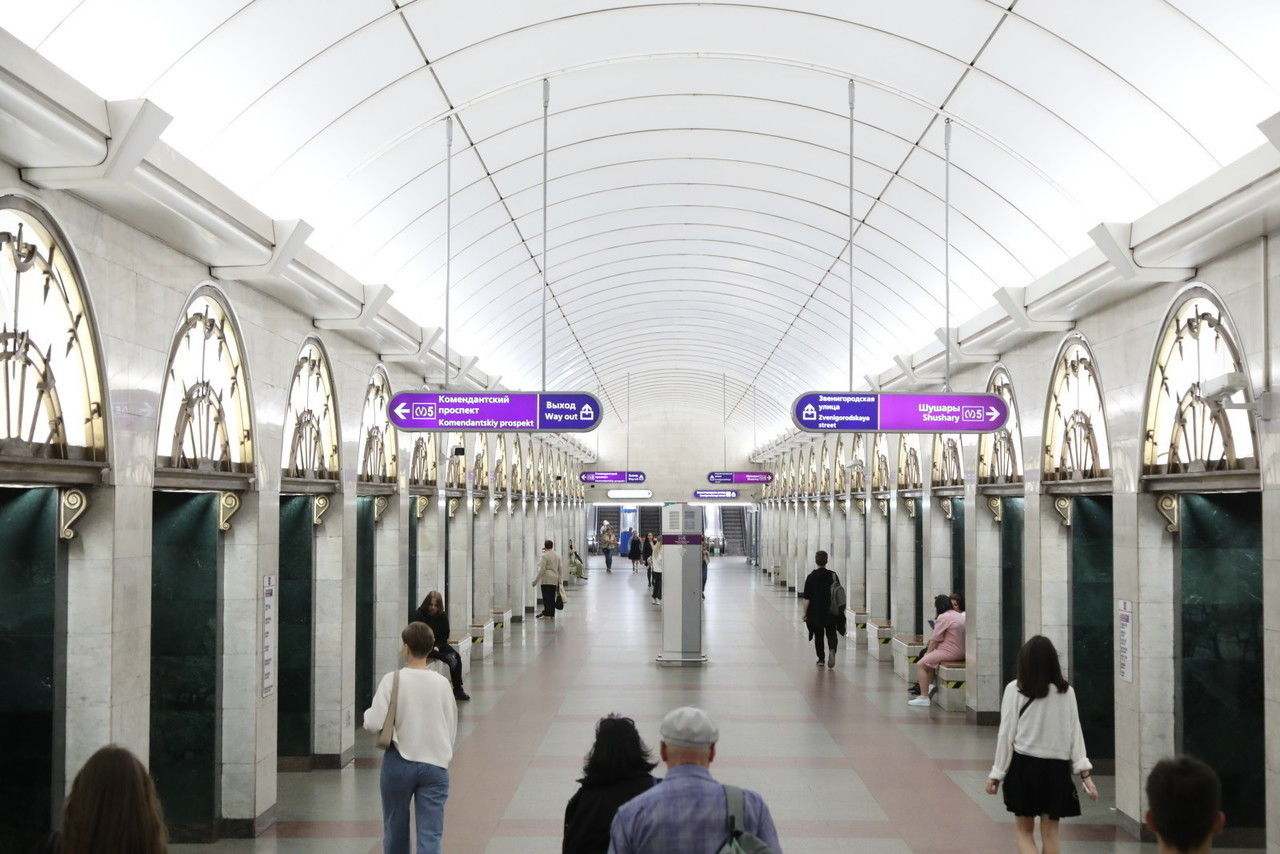 Поезда перестали ходить на «фиолетовой» линии метро