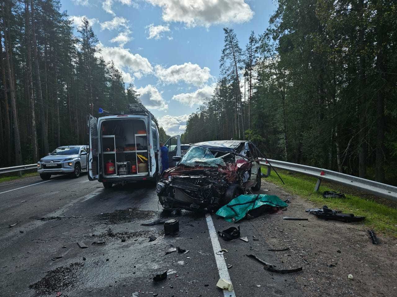 В массовом ДТП на «Сортавале» погибли два человека