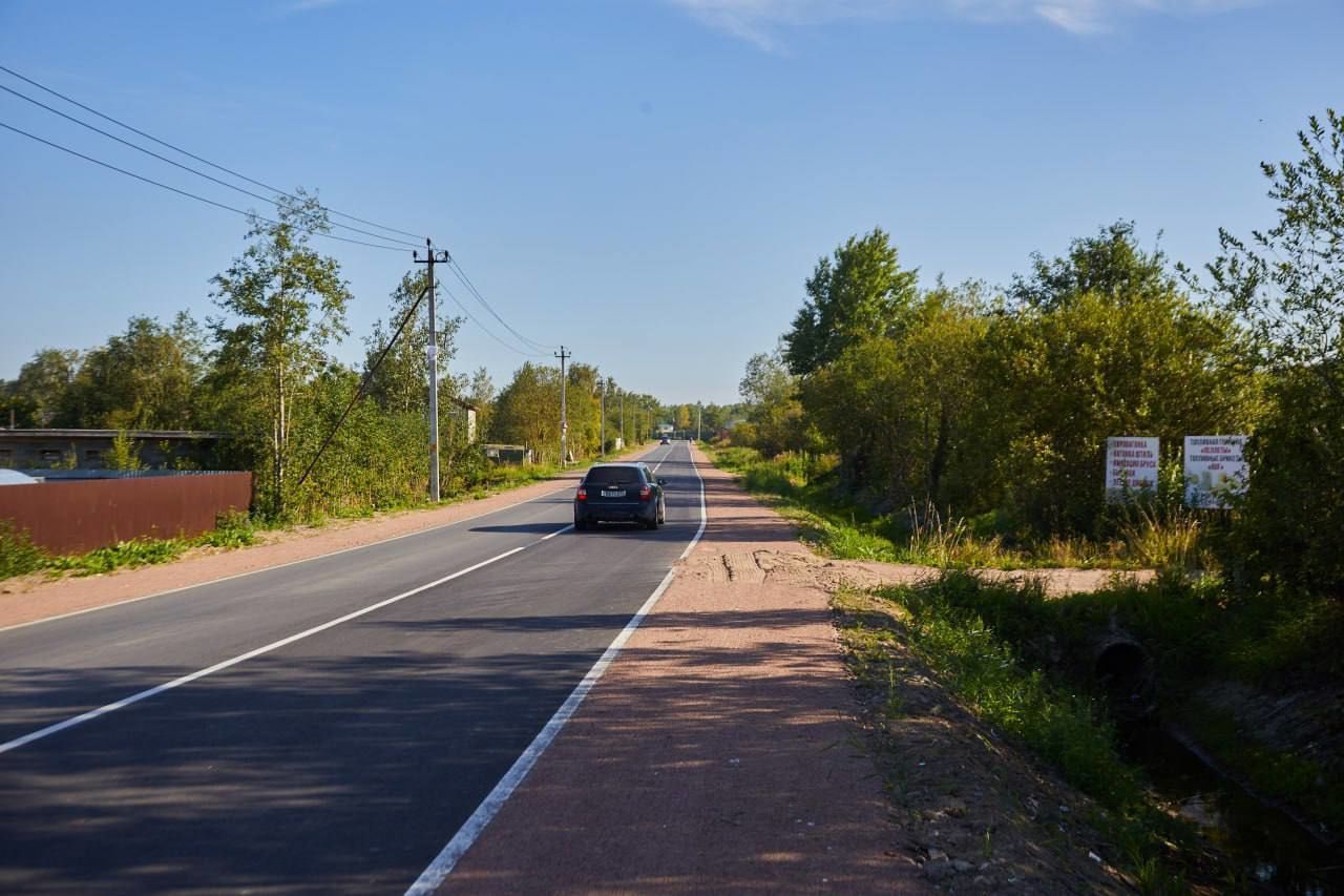 В Ленобласти обновили два крупных подъезда к садоводствам