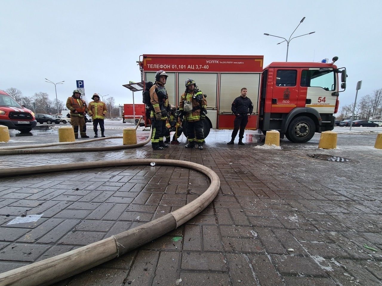 Пожар произошел во Фрунзенском районе