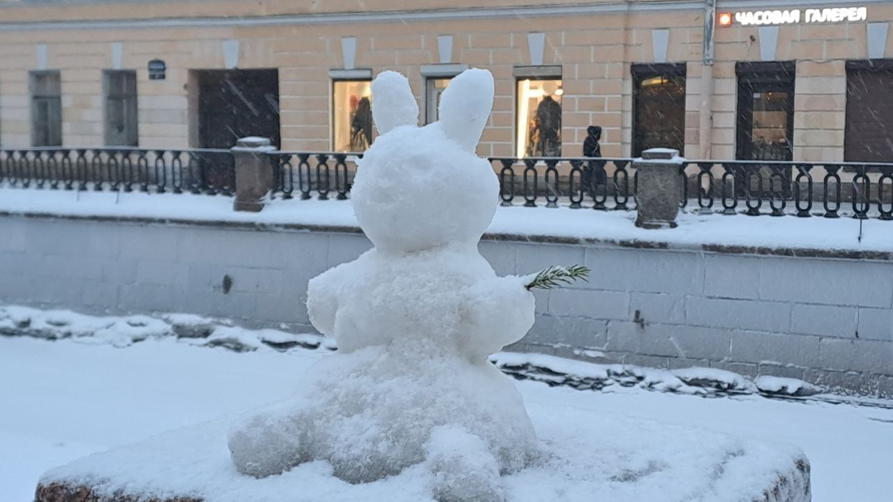 Молд силиконовый «Снеговик на льду», 7,8×6,8 см