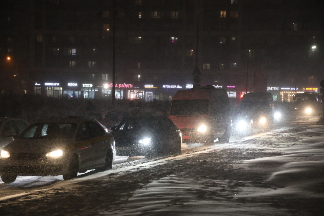 Движение по трассе М-12 закрыли из-за бурана | 17.01.2024 | Санкт-Петербург  - БезФормата