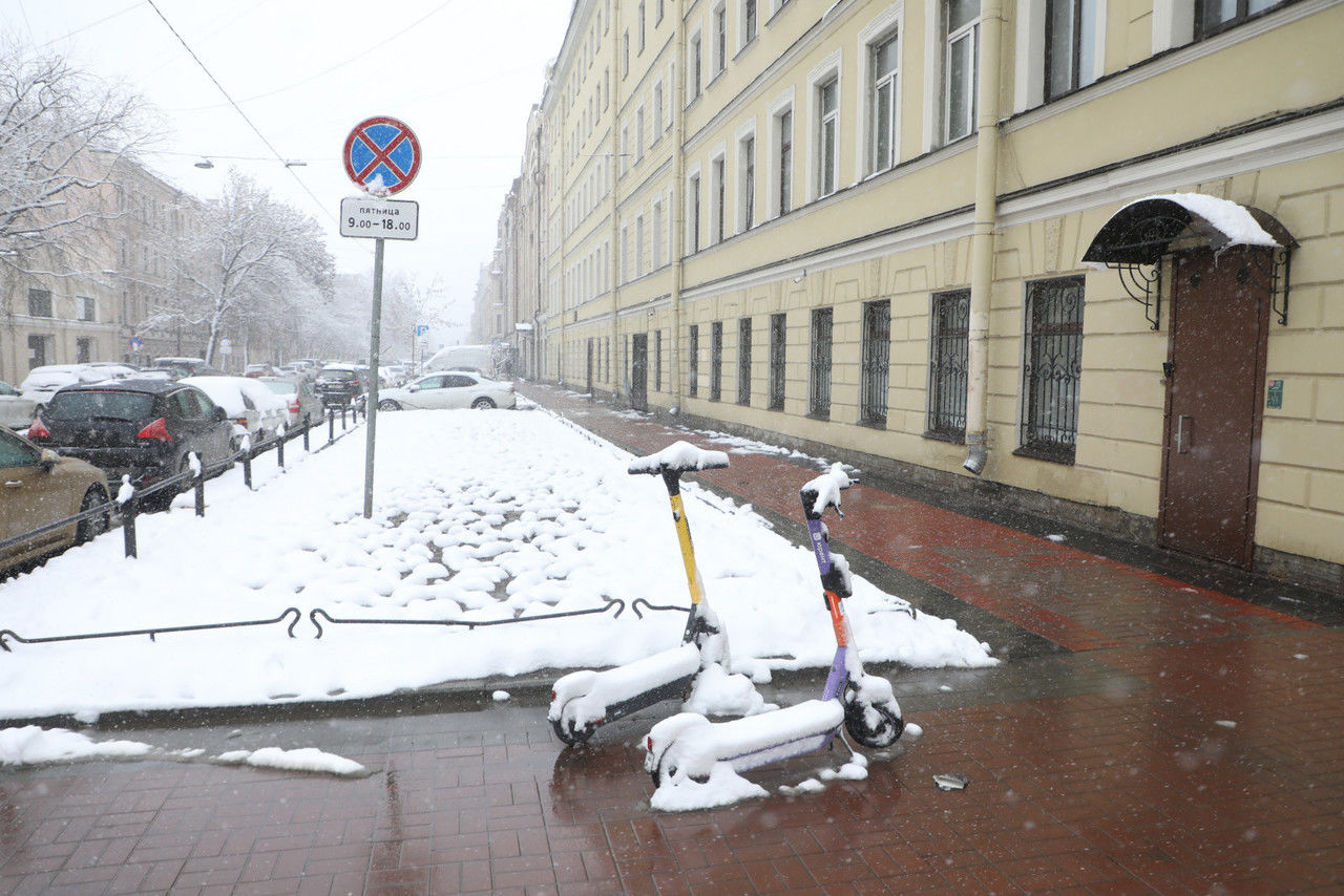 Питер сегодня фото Сугробы в Петербурге стремительно уменьшаются