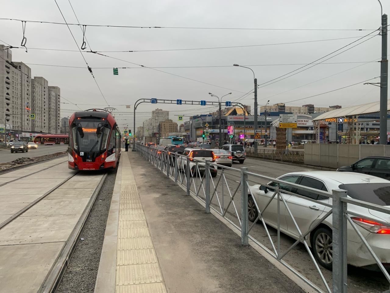 В Петербурге на проспекте Энгельса прошла обкатка трамвайных путей |  22.03.2024 | Санкт-Петербург - БезФормата