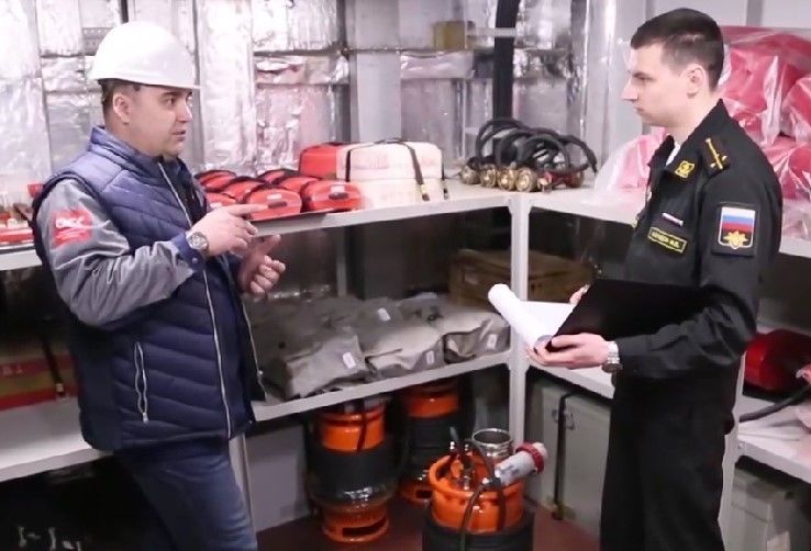 Экипаж первого патрульного ледокола «Иван Папанин» поднялся на борт