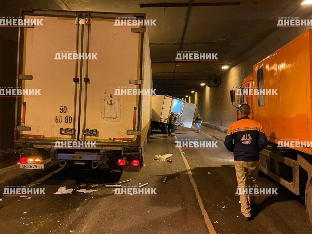 В туннеле на Канонерский остров произошла авария | 14.06.2024 |  Санкт-Петербург - БезФормата