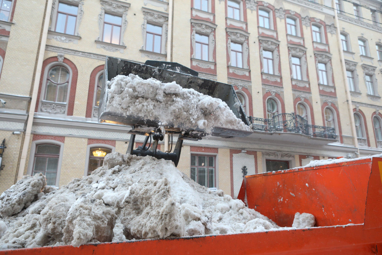 «Снежный» пункт в Зеленогорске принял 17 кубометров снега